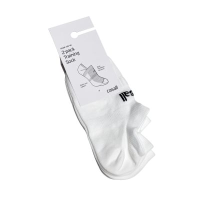 3. Skarpety sportowe CASALL Training Sock 2-Pack kolor biały