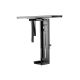 2. Equip 650892 uchwyt do komputera Uchwyt procesora pod biurkiem Czarny
