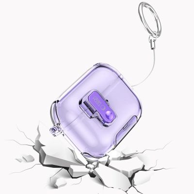 8. Etui Tech-Protect Bounce Pro na AirPods Pro 3 - przezroczyste