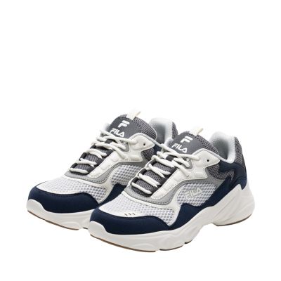 2. Buty damskie Fila Collene CB biało-szaro-granatowe FFW0046 53048