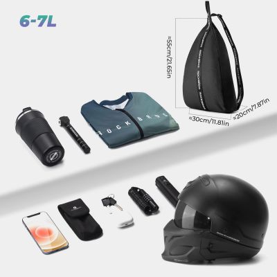6. Plecak Rockbros H34 z uchwytem na kask - czarny