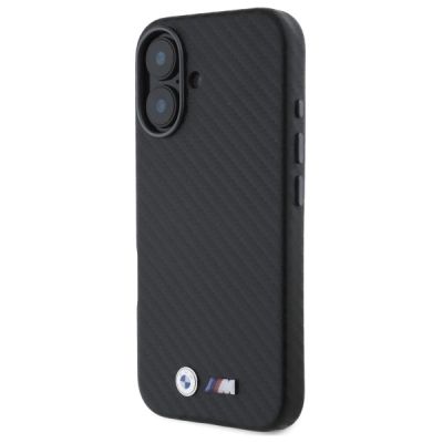2. Etui BMW Carbon Wrapped Metal na iPhone 16 - czarne