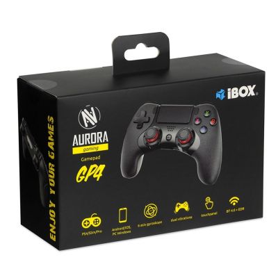6. AURORA GAMEPAD GP4 KONTROLER PS4, PC, ANDROID