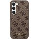 3. Etui Guess 4G Metal Gold Logo na Samsung Galaxy S23 - brązowe