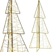 CHOINKA DEKORACYJNA 150LED CHAMPAGNE 60CM LUCA