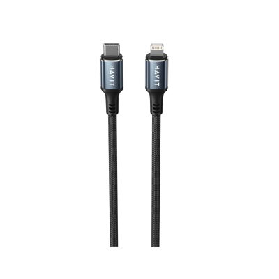 3. Kabel do ladowania Havit USB-C - Lightning CB6311 (czarny)