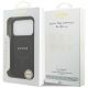 8. Etui Guess Saffiano Classic Logo MagSafe na iPhone 17 Pro - czarne