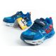 8. Leomil buty sportowe dziecięce sneakersy Spiderman lekkie na rzep LED niebieskie