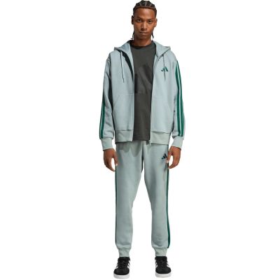 6. Spodnie męskie adidas Essentials 3-Stripes Fleece miętowe KD4836