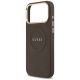 6. Etui Guess Peony Hot Stamp MagSafe na iPhone 17 Pro Max - brązowe