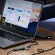 4. Hub USB-A/USB-C Orico YSB4-U2 stacja dokująca 2x USB-A 2.0 + 1x USB-A 3.0 + 1x USB-C 2.0 + 1x USB-C - szary