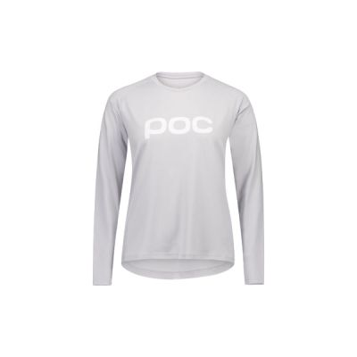 Koszulka rowerowa POC W's Reform Enduro Jersey jasny szary