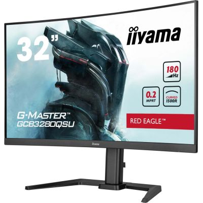 16. iiyama G-MASTER GCB3280QSU-B2 monitor komputerowy 80 cm (31.5") 2560 x 1440 px Dual QHD LED Czarny