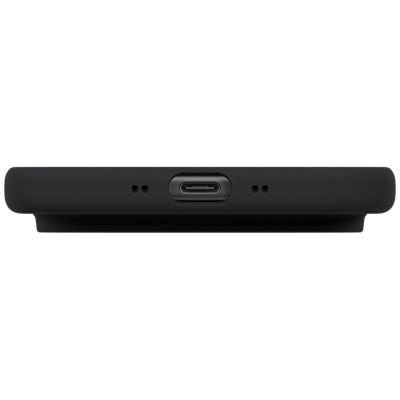 5. Etui UNIQ Lino na iPhone Air Magclick Charging - szare