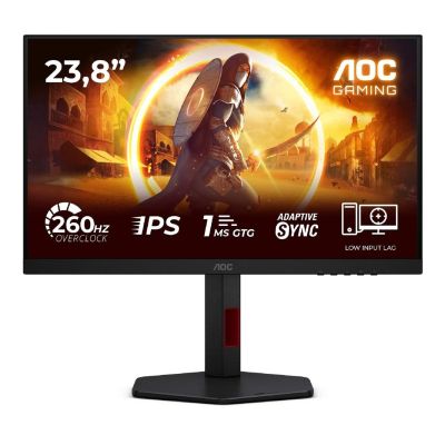 AOC G4 24G4ZR/02 monitor komputerowy 60,5 cm (23.8") 1920 x 1080 px Czarny, Czerwony