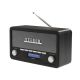 8. Radio Denver DAB-18 Retro Bluetooth - DAB/DAB+/FM - Stereo - Szare