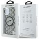 8. Etui Karl Lagerfeld IML Monogram Karl & Choupette Head MagSafe na iPhone 15 - czarne
