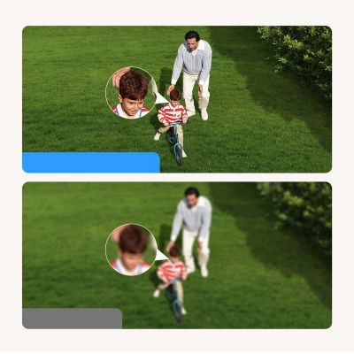 5. Zestaw kamer zewnętrznych Baseus Security N1 2K 3x kamera + stacja bazowa - biały