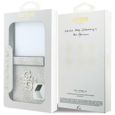 7. Etui Guess Big 4G Logo na Samsung Galaxy Z Flip 8 - różowe