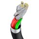 8. Baseus Superior kabel USB - USB Typ C 66 W (11 V / 6 A) Huawei SuperCharge SCP 2 m czarny (CATYS-A01)