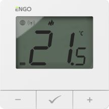 Regulator temperatury, bateryjny, biały, ZigBee/868MHz, natynkowy