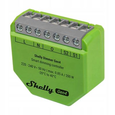 Inteligentny ściemniacz światła Shelly Dimmer Gen4