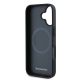 7. Etui Mercedes Textured And Plain Leather MagSafe na iPhone 16 - czarne