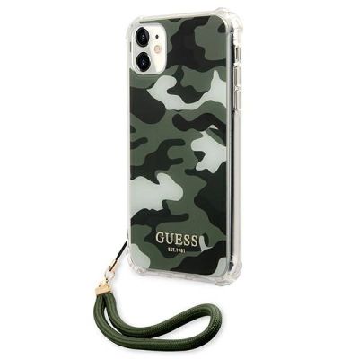 2. Etui Guess Camo Collection na iPhone 11 / Xr - zielone