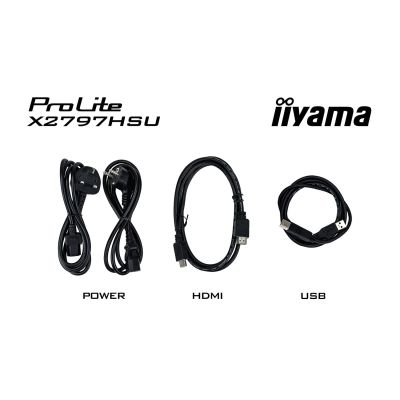 24. iiyama ProLite X2797HSU-B1 monitor komputerowy 68,6 cm (27") 1920 x 1080 px Full HD LED Czarny