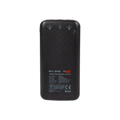 5. BLOW POWER BANK 10000MAH QC 20W CZARNY PB10B