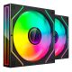TACENS MARS MF-3DPROX2 FANS 120 ARGB x2 BK-wentylatory