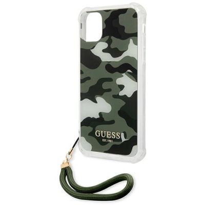 6. Etui Guess Camo Collection na iPhone 11 / Xr - zielone