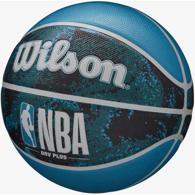 2. PIŁKA DO KOSZYKÓWKI WILSON NBA DRV PLUS VIBE WZ3012602XB7 R.7 czarno niebieska