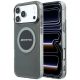 Etui Mercedes AMG IML Transparent Bicolor Block MagSafe na iPhone 18 Pro Max / 17 Pro Max - czarno-szare