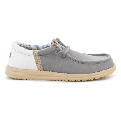 6. HEYDUDE WALLY FUNK SUMMER STITCH FLANNEL GREY/MULTI 45184-1XE