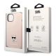 8. Etui Karl Lagerfeld Silicone Choupette Body na iPhone 14 Plus - jasnoróżowe