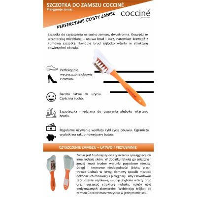15. Szczotka do czyszczenia zamszu Coccine DA0234
