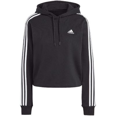 8. Bluza adidas Essentials 3-Stripes French Terry Crop Hoodie W IC8767