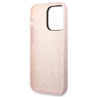 7. Etui Guess Silicone Triangle iPhone 14 Pro 6,1" - fioletowe
