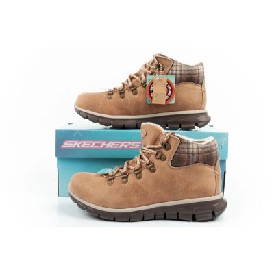 10. Skechers buty zimowe botki damskie Synergy ocieplane Scotchgard