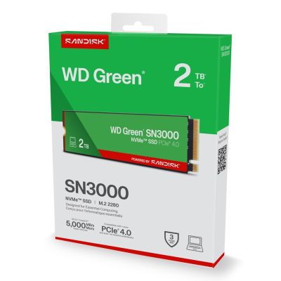 9. Dysk SSD WD Green SN3000 2TB M.2 NVMe WDS200T4G0E