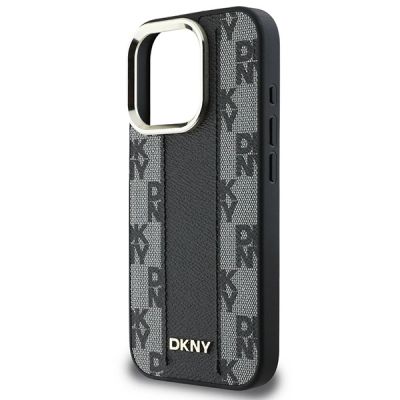 6. Etui DKNY Checkered Pattern Magsafe na iPhone 16 Pro - czarne