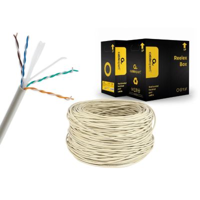 2. GEMBIRD UTP KABEL DRUT KAT 6 CCA ECA 305M SZARY