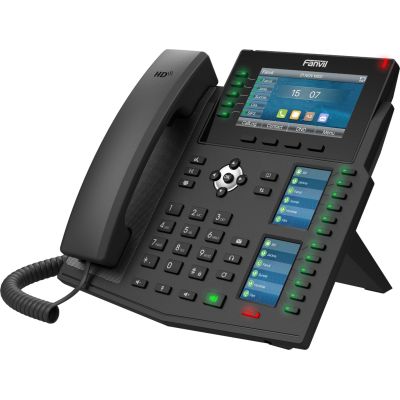 3. Fanvil X6U V2 Wysokiej klasy telefon biznesowy z gigabitowym portem SIP POE USB