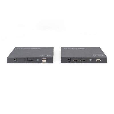 4. Przedłużacz/Extender KVM HDMI+USB 70m po kat. 6 UTP/IP 4K 60Hz audio (zestaw)