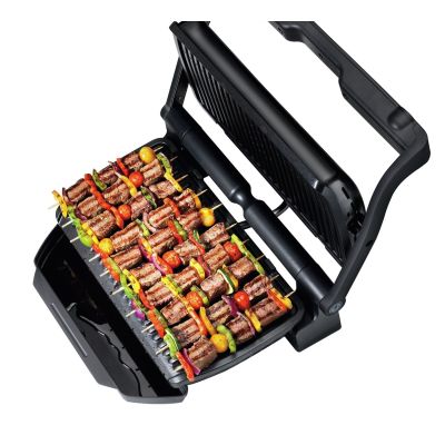 9. Grill Tefal GC7228 ( stołowy-zamknięty ; 2000W ; kolor czarny )