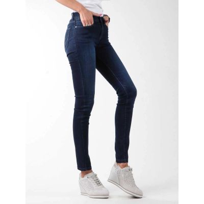 6. Jeansy Wrangler High Rise Skinny Subtle Blue W27HX786N
