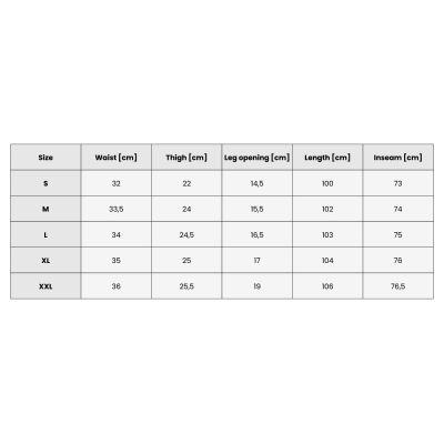 10. Spodnie rowerowe Rockbros RKCK0001 rozmiar XL - czarne