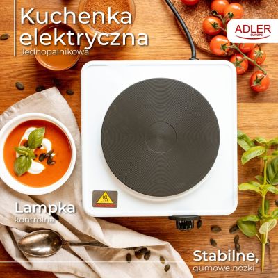 13. Kuchenka Adler AD 6503 (1 pole grzejne; 1500W)