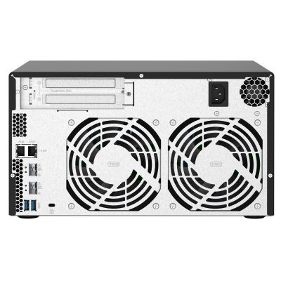 6. Qnap TS-832PX-4G, Tower, 8 x 2.5"/3.5" SATA, Annapurna Labs Alpine AL324 1.7GH, 4GB DDR4 SODIMM (Max. 16GB), 2 x 10GbE SFP+, 2 x 2.5GbE, Single PSU